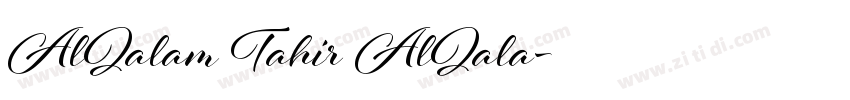 AlQalam Tahir AlQala字体转换